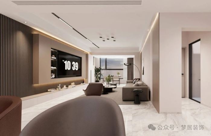 富易堂fyt&装修设计 | 190㎡现代简约住宅，，优雅的简奢之美。。。